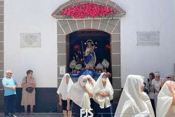 Telde rinde tributo a San Lorenzo en la capital grancanaria/Francisco Javier Santana.